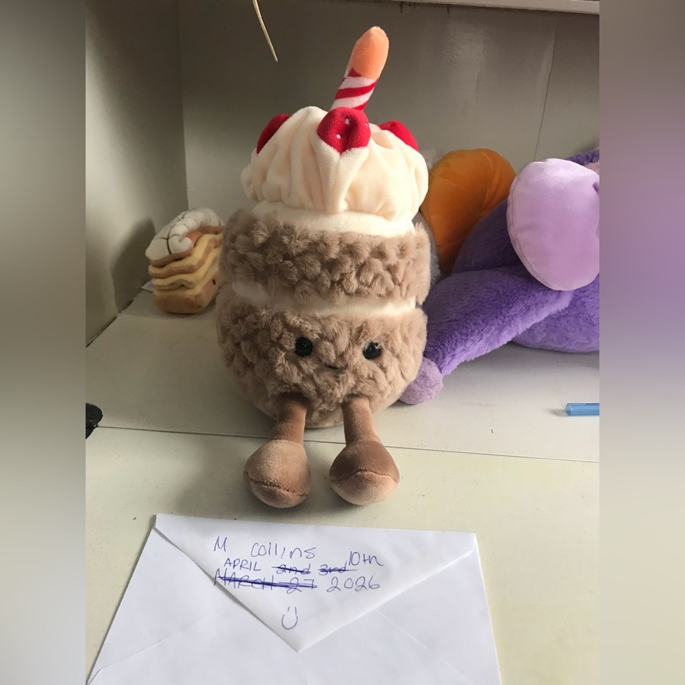 Cute cake plush